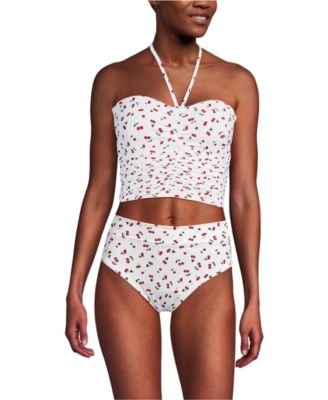 Women's Ruched Halter Midkini Top