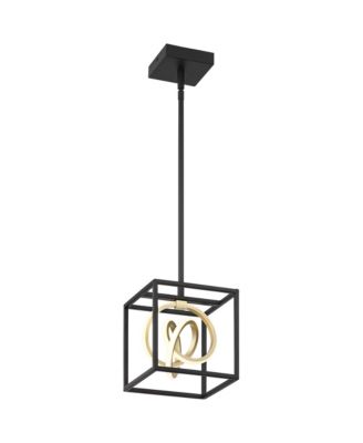 Christy 8" Modern Pendant Chandelier Ceiling Light Fixture Dining Room Over Table 3-Light LED  Finish Mini