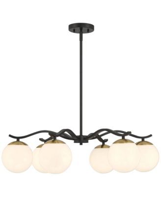 Possini Euro Newall 30" Wide  6-Light Chandelier
