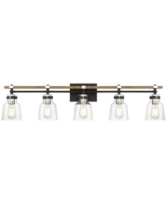 Broadway 41" High 5 Light Bathroom Vanity Wall Lamp Light Fixture Mount Over The Sink Mirror