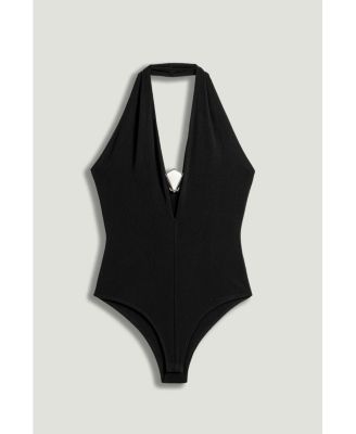 Women's Halter Deep V Blouse