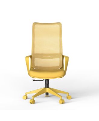 Ergonomic Office Chair, Mesh Breathable High Back Computer Chair with Adjustable Lumbar Support, Foam Seat Cushion for Home Office