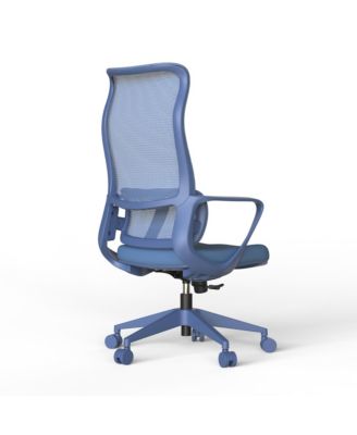 Home Office Desk Chair Featuring Breathable Mesh High Back, Adjustable Lumbar Support and Soft Foam Cushion for Study Room