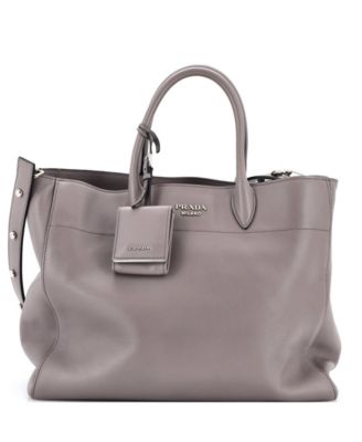 Medium Convertible Open Tote City Calfskin