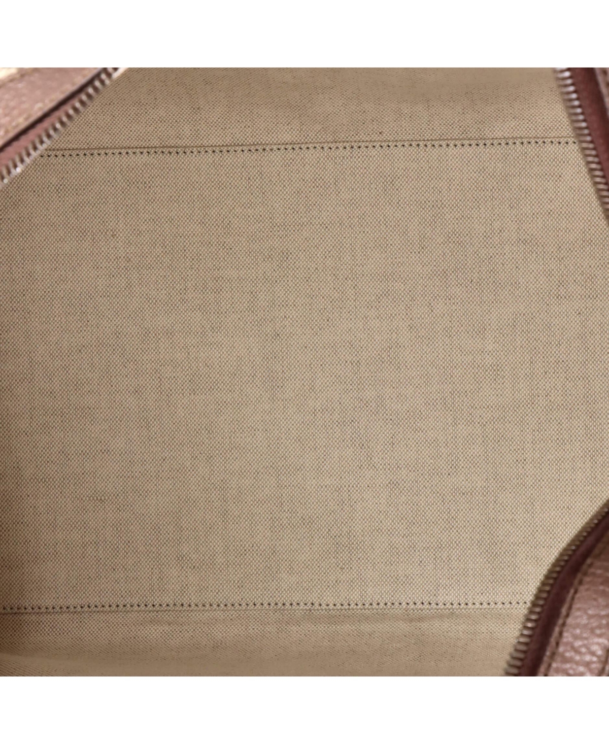 Pre-Owned Gucci Tall Savoy Web Convertible Duffle Bag Gg Coated Canvas