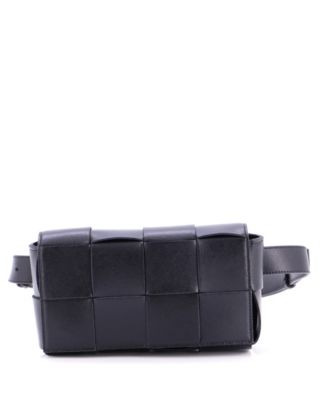 Pre-Owned Bottega Veneta Cassette Belt Bag Maxi Intrecciato
