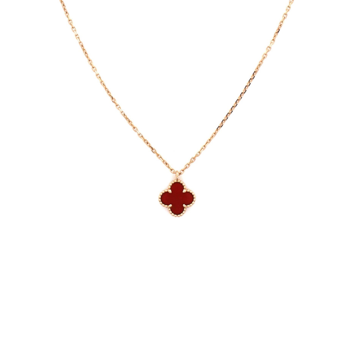 Pre-Owned Van Cleef & Arpels Sweet Alhambra Pendant Necklace - 18k rose gold