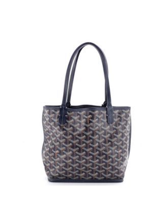 Mini Anjou Reversible Tote Coated Canvas