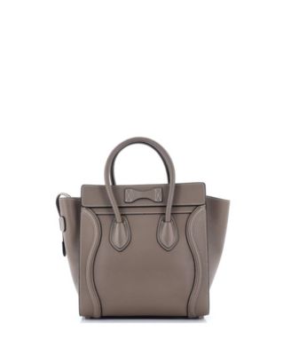 Micro Luggage Bag Grainy Leather