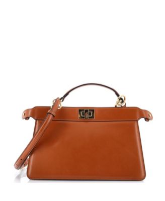 East West Peekaboo ISeeU Bag Leather