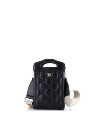 Mini Top Handle Crossbody Bag GG Matelasse Leather