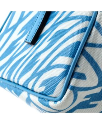 Mini Zip Shoulder Bag Vertigo Zucca Coated Canvas