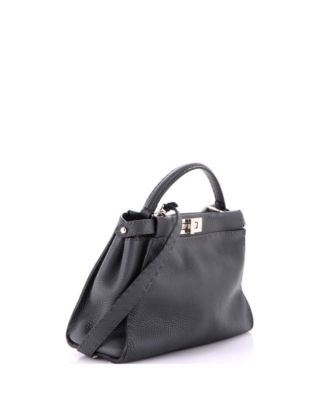 Regular Selleria Peekaboo Bag Rigid Leather