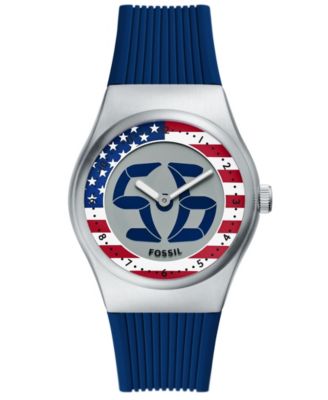 Fossil Men's World Flags Big Tic USA Watch 40mm - Macy's