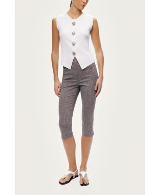 Women's Embellished Sleeveless Knit Top