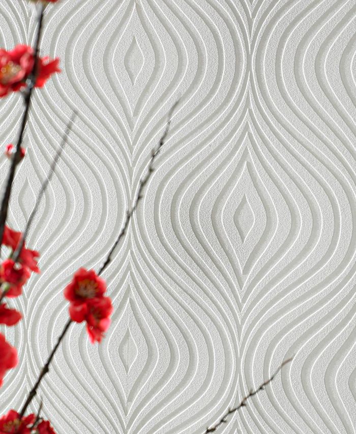 Graham & Brown Curvy Paintable Wallpaper Macy's