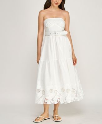 Juniors' & Teen White Summer Dresses | Macy's