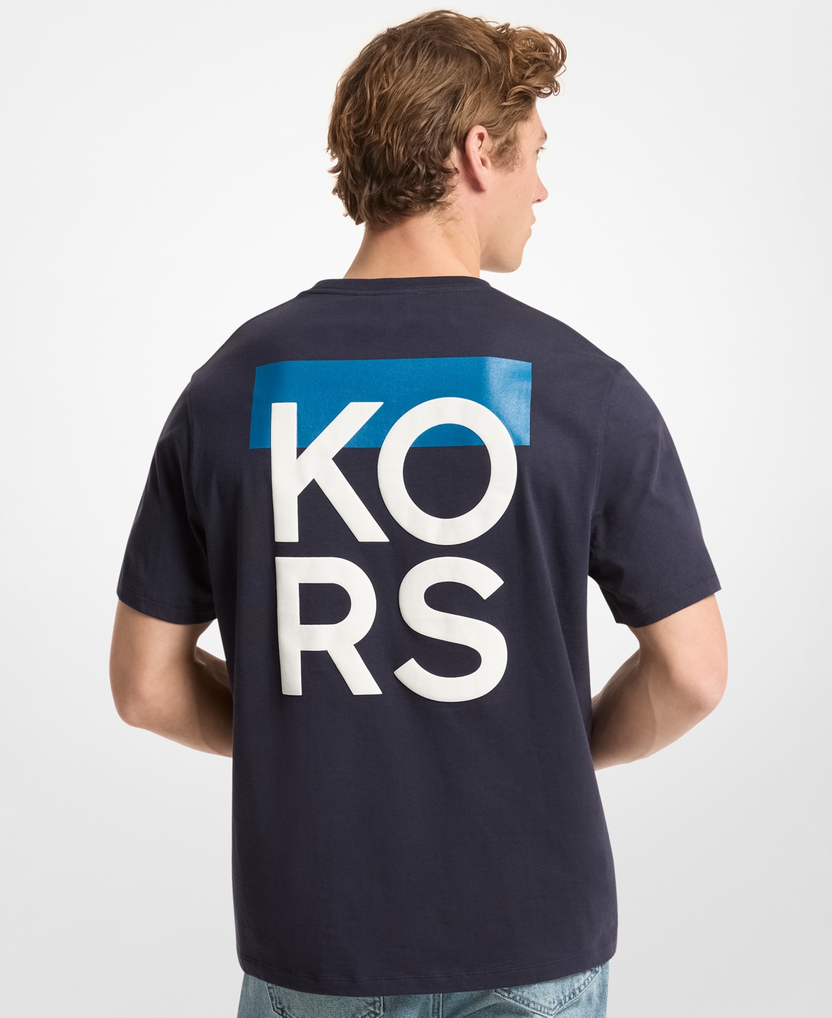 Michael Kors Men's Regular-Fit Crew Neck T-Shirt, Regular and Big & Tall