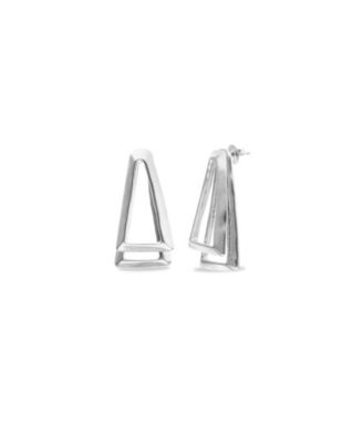 18k Gold and Sterling Silver Plated Earrings