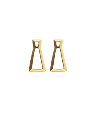 18k Gold and Sterling Silver Plated Earrings