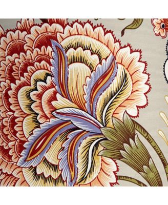 Set of 2 Drum Print Lamp Shades Sage Green Medium 14" Top x 16" Bottom x 11.5" High Spider Harp and Finial Fitting