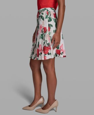 Women's Printed Pleat Skirt