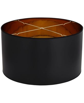 McKay 25" Top x 25" Bottom x 14" High Lamp Shade Replacement Extra Large Drum Hardback Spider Harp Finial
