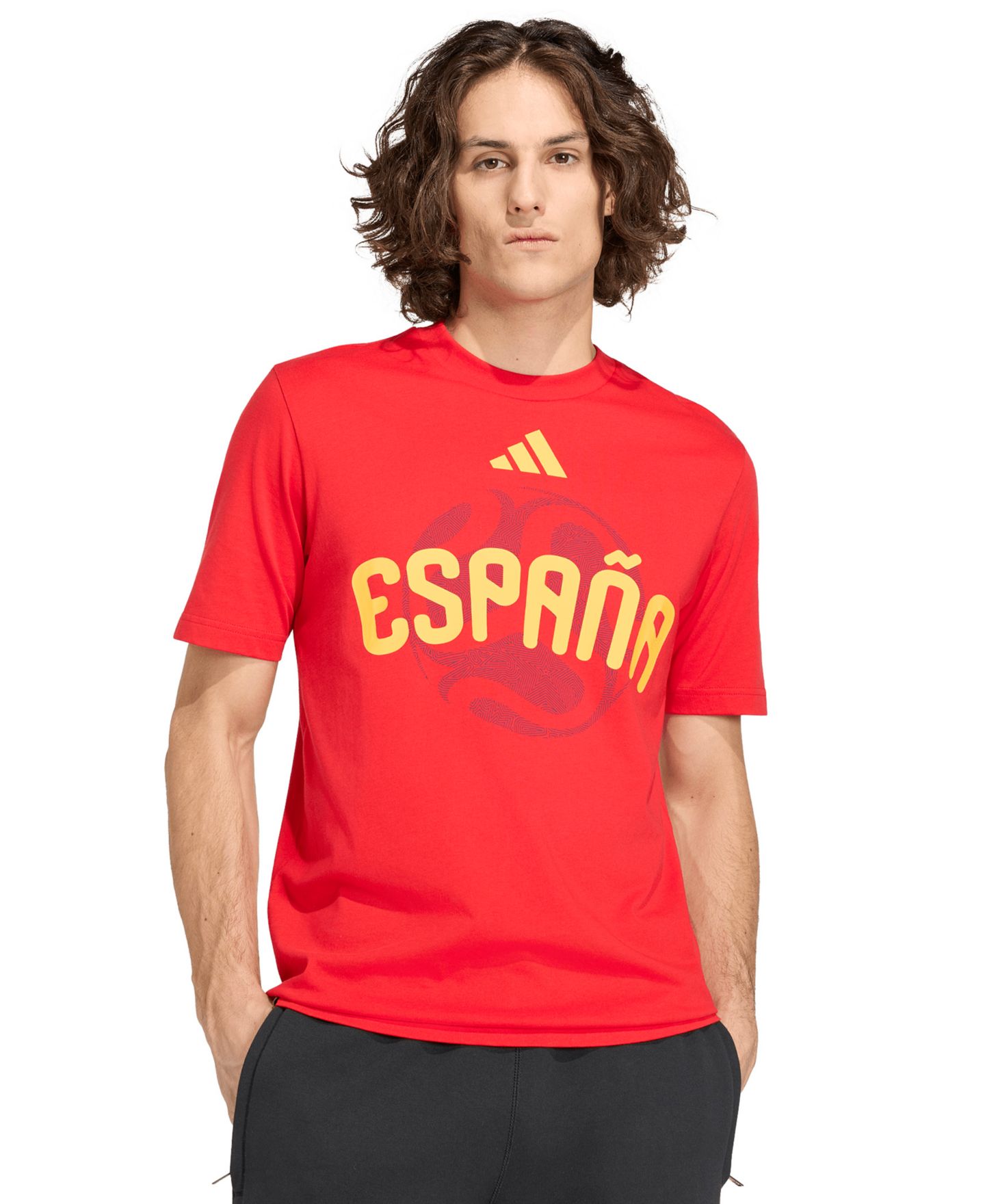 Мужская футболка adidas FIFA World Cup 2026 Spain, цвет: Красный — фото 1