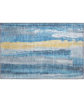Mayfield Machine Washable AMF1845 1'8" x 2'6" Area Rug
