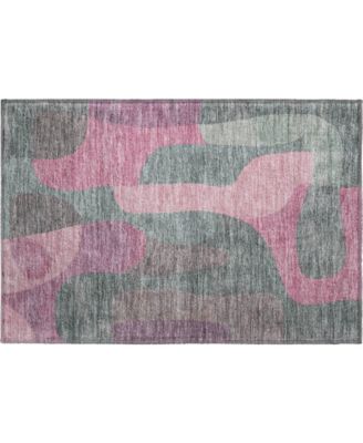 Mayfield Machine Washable AMF1867 1'8" x 2'6" Area Rug