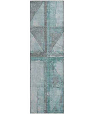 Mayfield Machine Washable AMF1876 2'3" x 7'6" Runner Area Rug