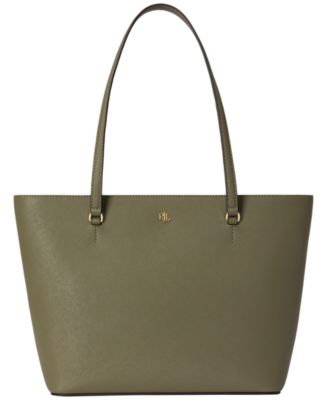 Crosshatch Leather Medium Karly Shopper Tote