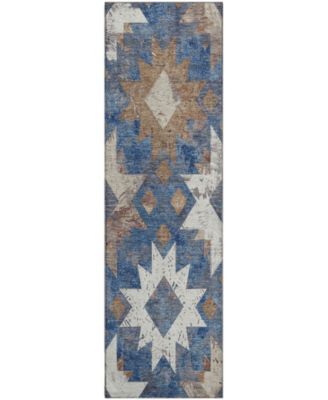 Mayfield Machine Washable AMF1879 2'3" x 7'6" Runner Area Rug