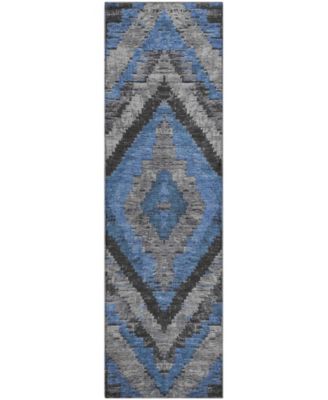 Mayfield Machine Washable AMF1890 2'3" x 7'6" Runner Area Rug