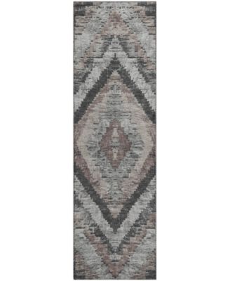Mayfield Machine Washable AMF1890 2'3" x 7'6" Runner Area Rug