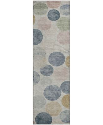 Mayfield Machine Washable AMF1898 2'3" x 7'6" Runner Area Rug