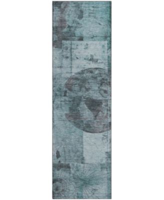 Mayfield Machine Washable AMF1905 2'3" x 7'6" Runner Area Rug