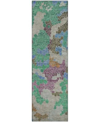 Mayfield Machine Washable AMF1906 2'3" x 7'6" Runner Area Rug