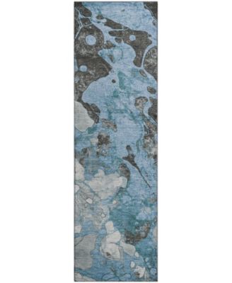 Mayfield Machine Washable AMF1909 2'3" x 7'6" Runner Area Rug