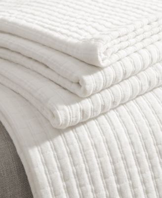 Subway Tile Cotton Matelasse Blanket, King