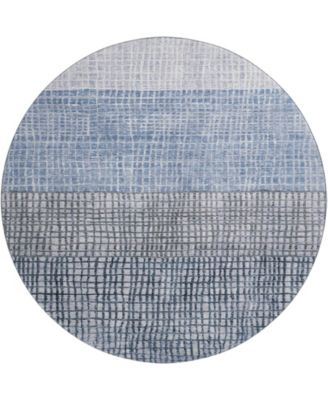 Mayfield Machine Washable AMF1831 8' x 8' Round Area Rug