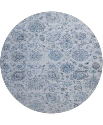 Mayfield Machine Washable AMF1833 8' x 8' Round Area Rug