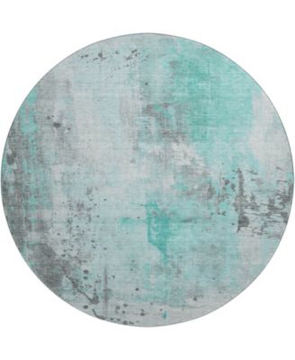Mayfield Machine Washable AMF1840 8' x 8' Round Area Rug