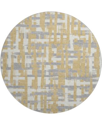 Mayfield Machine Washable AMF1849 8' x 8' Round Area Rug