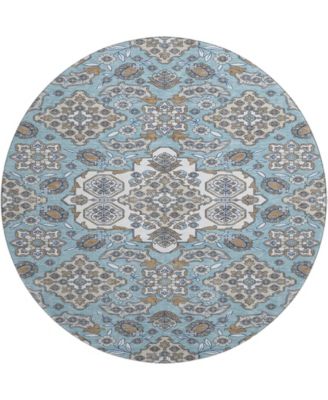 Mayfield Machine Washable AMF1853 8' x 8' Round Area Rug