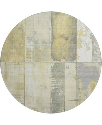 Mayfield Machine Washable AMF1877 8' x 8' Round Area Rug