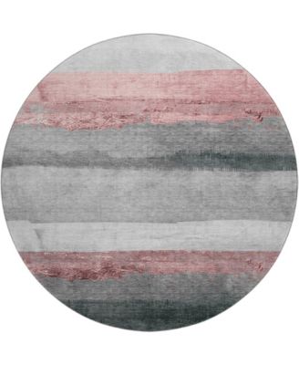 Mayfield Machine Washable AMF1883 8' x 8' Round Area Rug