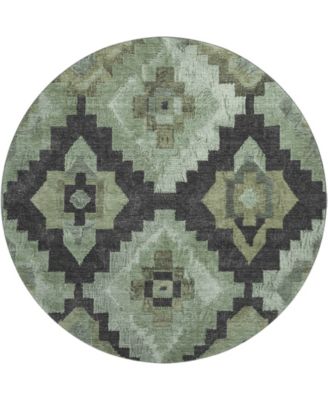 Mayfield Machine Washable AMF1894 8' x 8' Round Area Rug