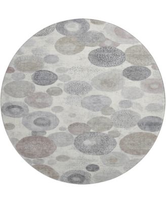 Mayfield Machine Washable AMF1896 8' x 8' Round Area Rug
