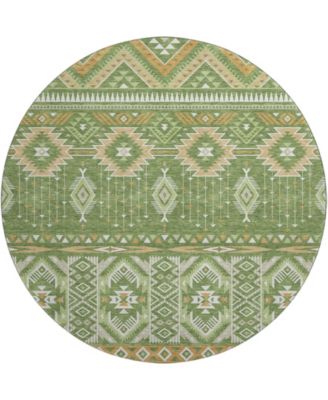 Mayfield Machine Washable AMF1851 8' x 8' Round Area Rug